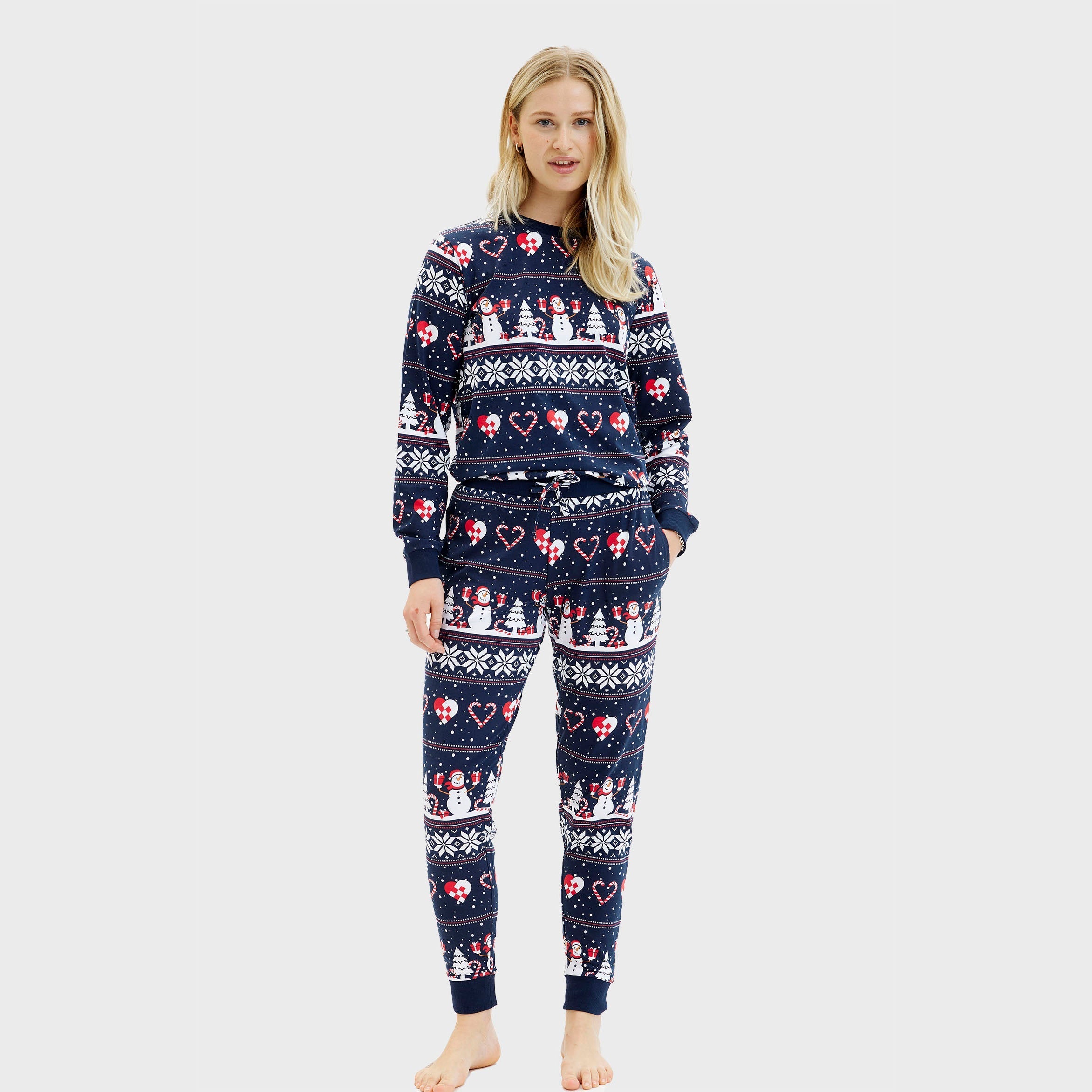 Weihnachtsherz Pyjama - Herren.