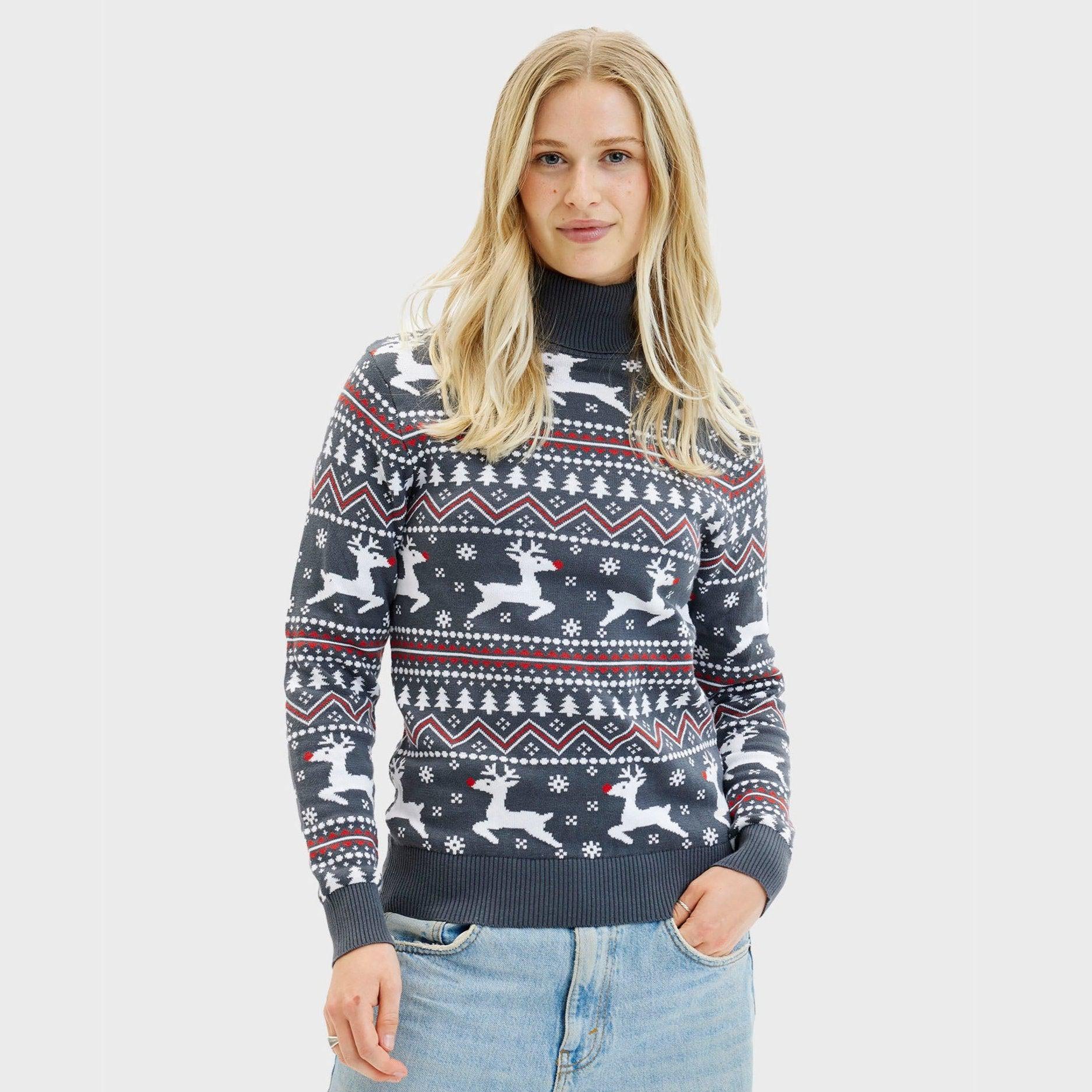 Der Stylische Weihnachtspullover Mit Rollkragen - Herren.