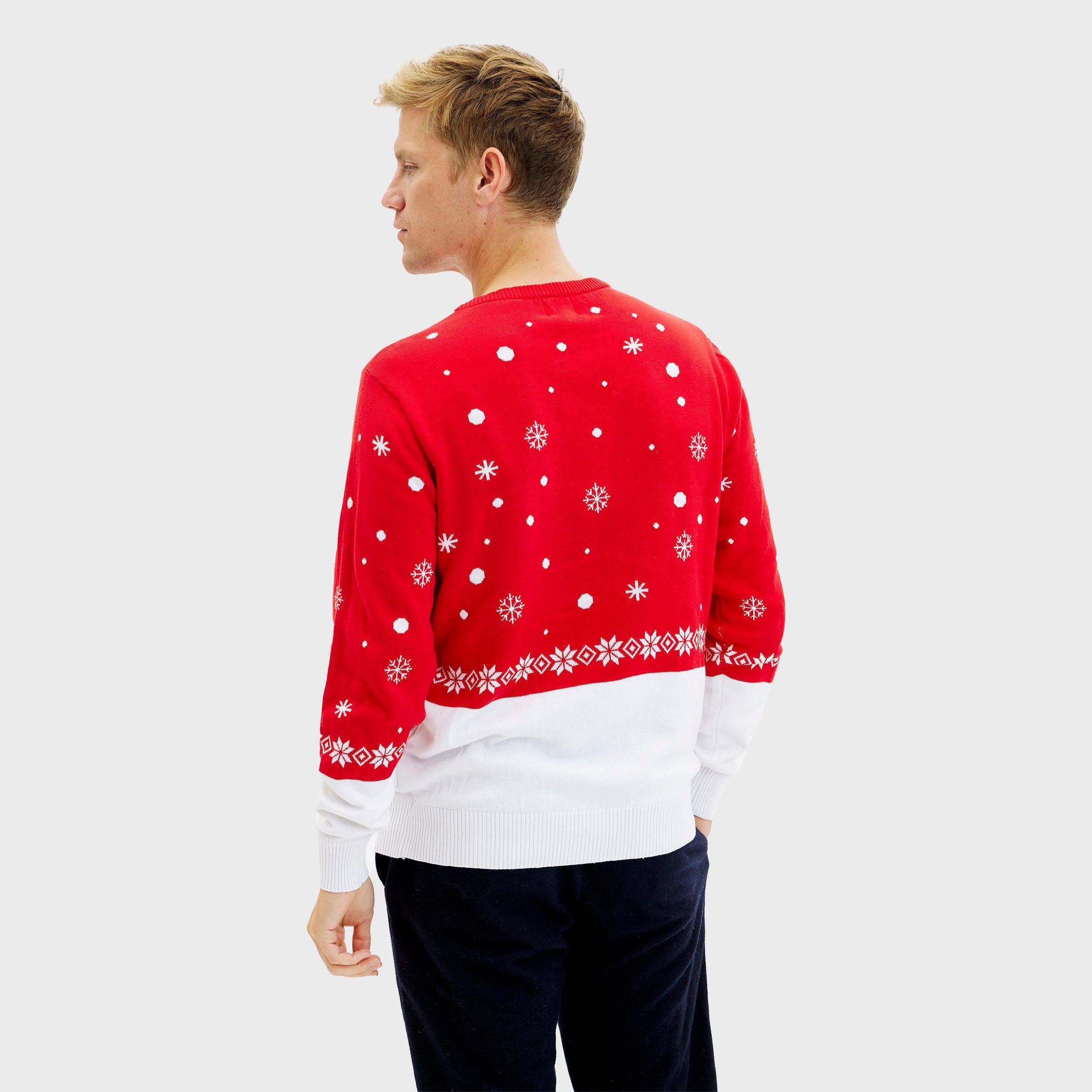 Rudolfs Weihnachtspulli Rot - Damen.