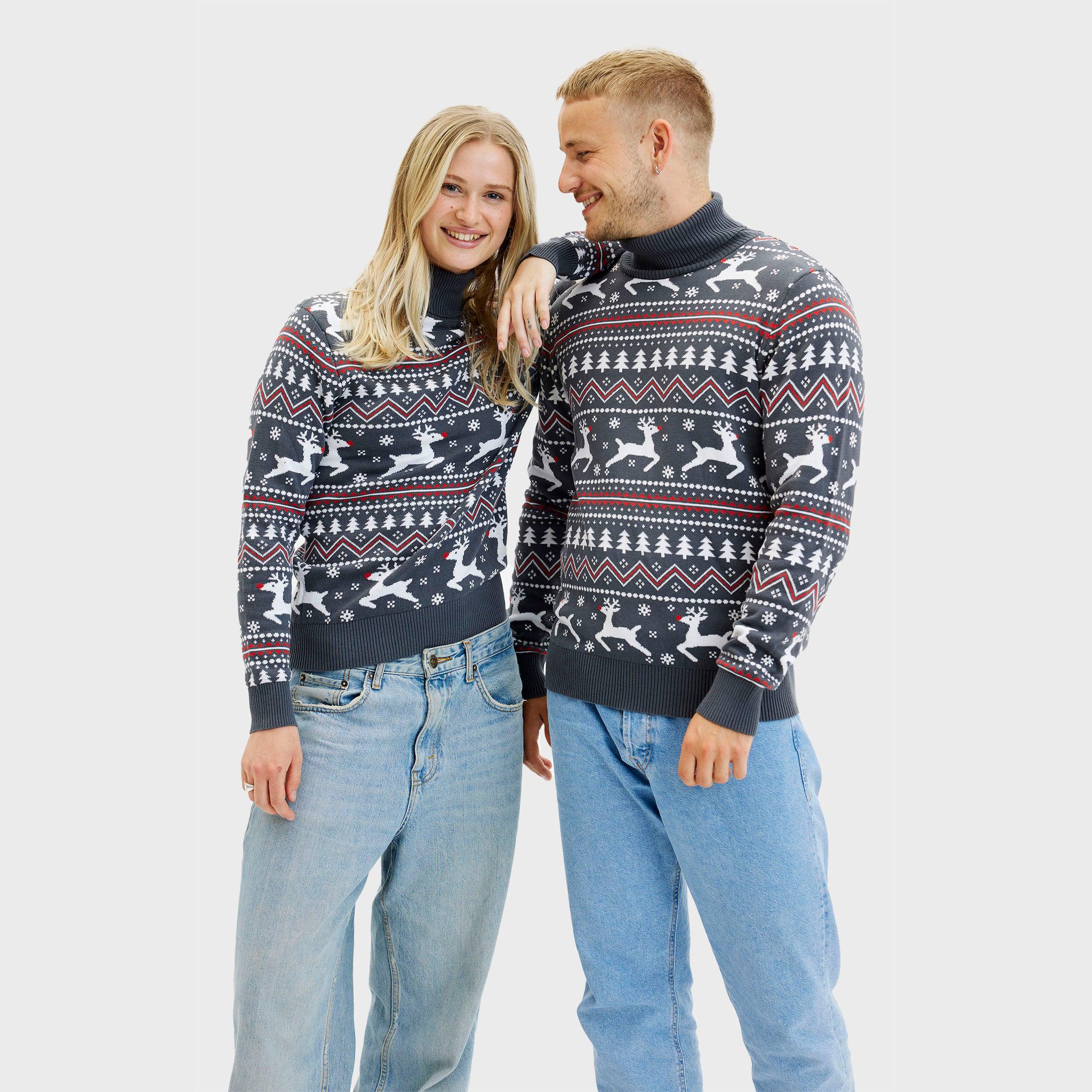Der Stylische Weihnachtspullover Mit Rollkragen - Herren.
